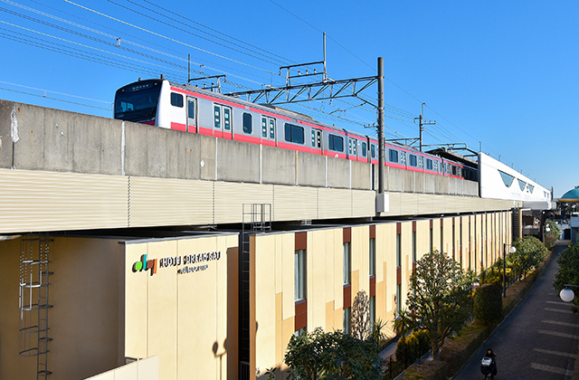 東京駅から乗り換え無しで15分